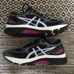 ASICS Gel Nimbus 21 Women's Sneakers Black/Skylight Size 7.5M